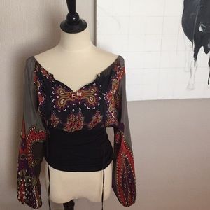 Anthropology Single brand silk blouse P